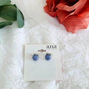 NWT a.n.a periwinkle stud earrings